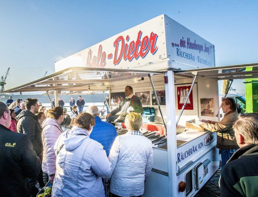 Fischmarkt Aale Dieter