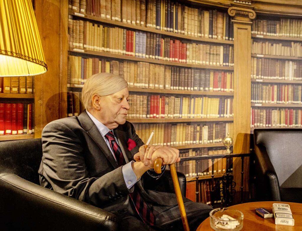 Panoptikum Wachsfigurenkabinett Helmut Schmidt Die Roten Doppeldecker