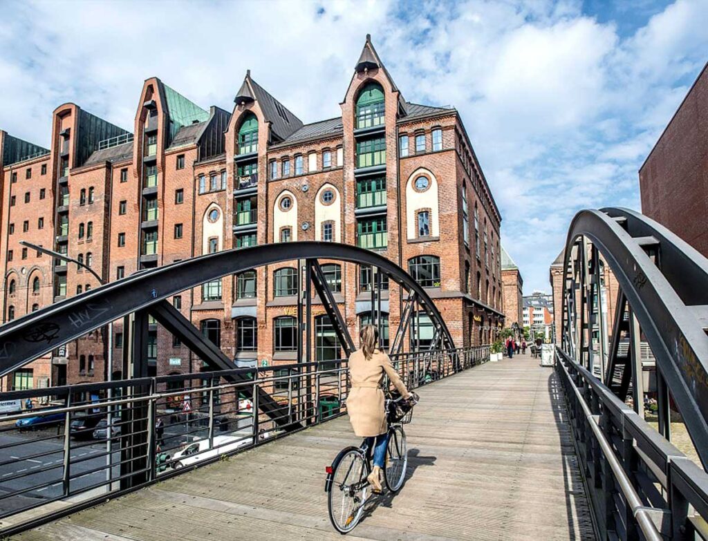 Speicherstadt Radfahren