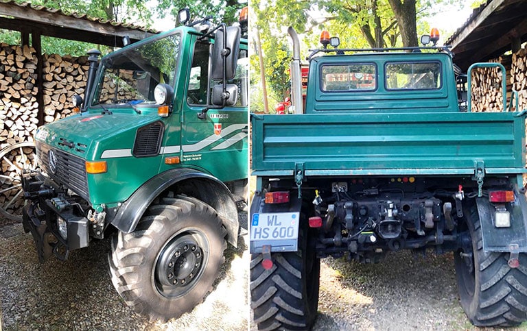 Unimog Waldschrat front heck